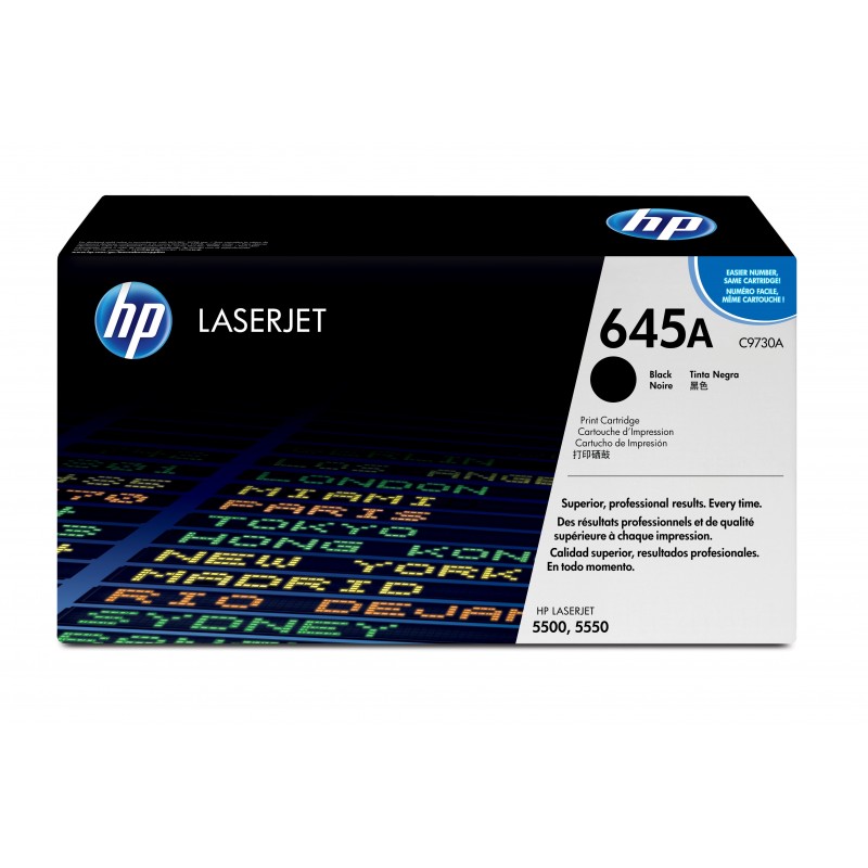 foto del prodotto hp cartuccia toner originale nero laserjet 645a
