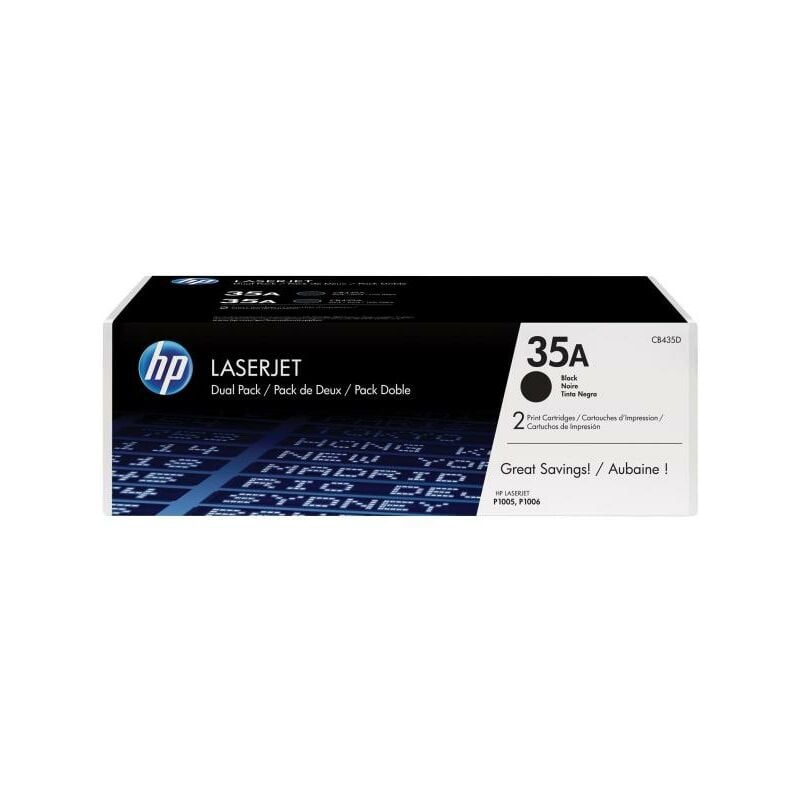 foto del prodotto hp cb435ad toner originale nero per hp cb436ad capacit 1500 pagine