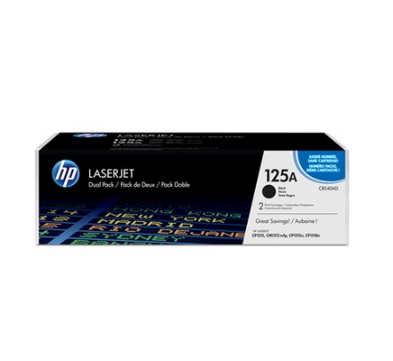 foto del prodotto hp confezione da 2 cartucce originali di toner nero laserjet 125a