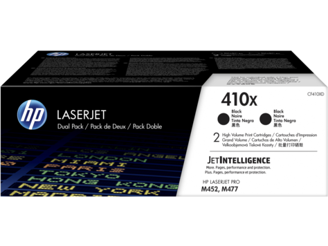 foto del prodotto hp confezione da 2 cartucce toner nero originale ad alta capacit laserjet 410x