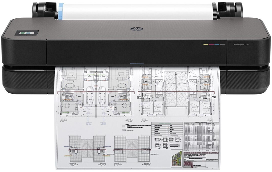foto del prodotto hp designjet stampante t250 da 24 