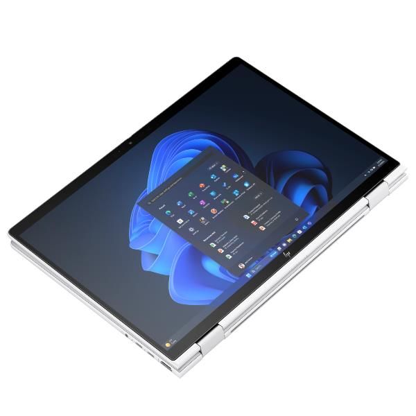 foto del prodotto hp elite x360 1040 14 inch g11 2 in 1 notebook pc intel core ultra 7 155h ibrido 2 in 1 35,6 cm 14 touch screen 2.8k 16 gb lpddr5 sdram 1 tb ssd wi fi 6e 802.11ax windows 11 pro argento