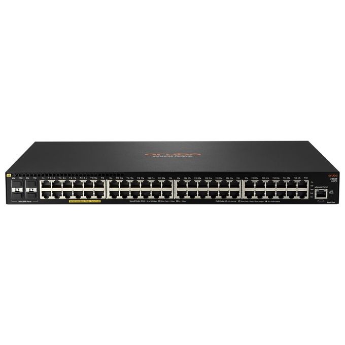 foto del prodotto hp enterprise aruba company jl557a switch di rete gestito l3 gigabit ethernet 10 100 1000 supporto power over ethernet nero
