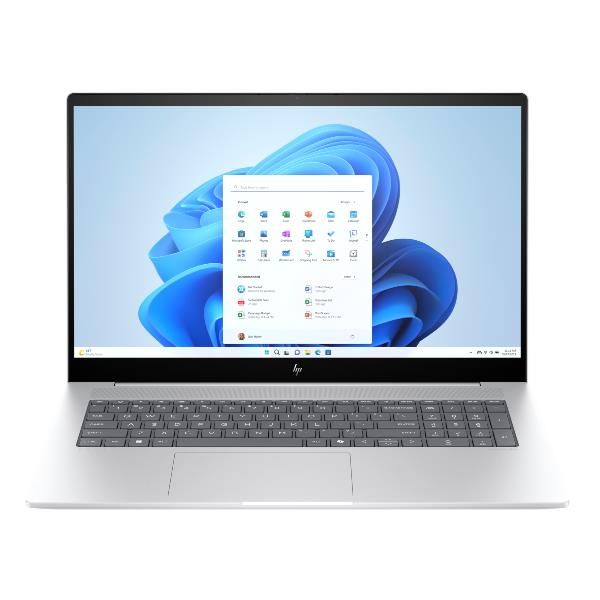 foto del prodotto hp envy 17-da0003nl intel core ultra 7 155u computer portatile 43,9 cm 17.3 touch screen full hd 16 gb ddr5-sdram 1 tb ssd nvidia geforce rtx 3050 wi-fi 7 802.11be windows 11 home argento