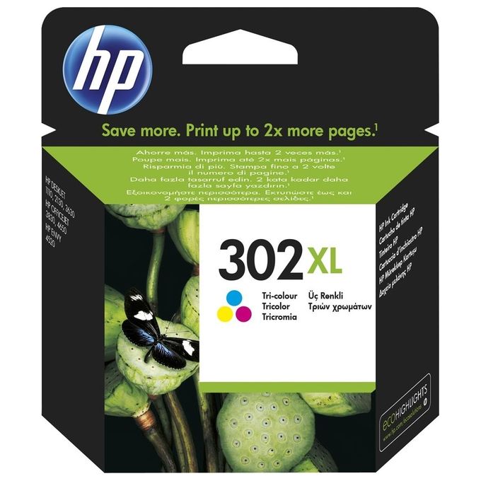 foto del prodotto hp ink blister 302xl tri-color