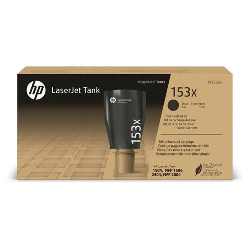 foto del prodotto hp kit ricarica toner nero originale laserjet tank 153x