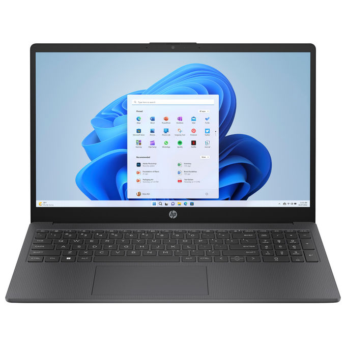 foto del prodotto hp laptop 15 fd0079nl 15.6 intel n100 4gb ram 128gb ssd grigio