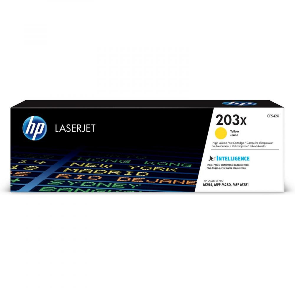 foto del prodotto hp laserjet cartuccia toner giallo originale ad alta capacit 203x