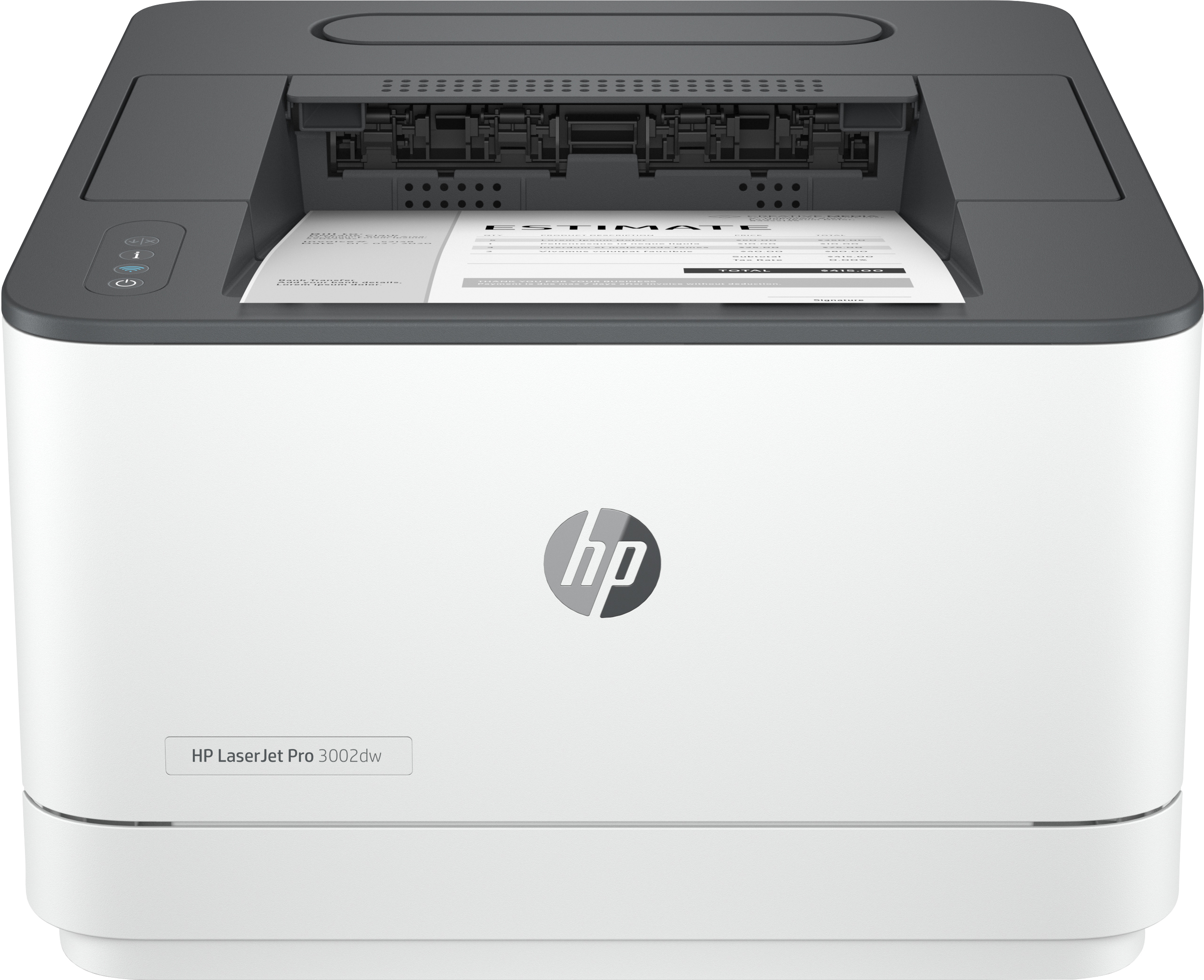foto del prodotto hp laserjet pro 3002dw wireless bianco e nero stampante, fronte retro