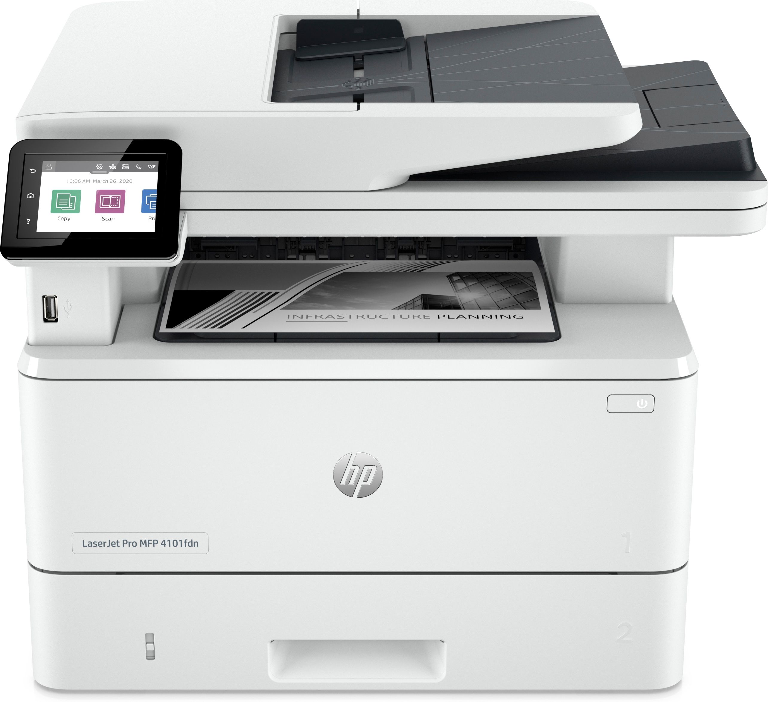 foto del prodotto hp laserjet pro stampante multifunzione 4102fdn