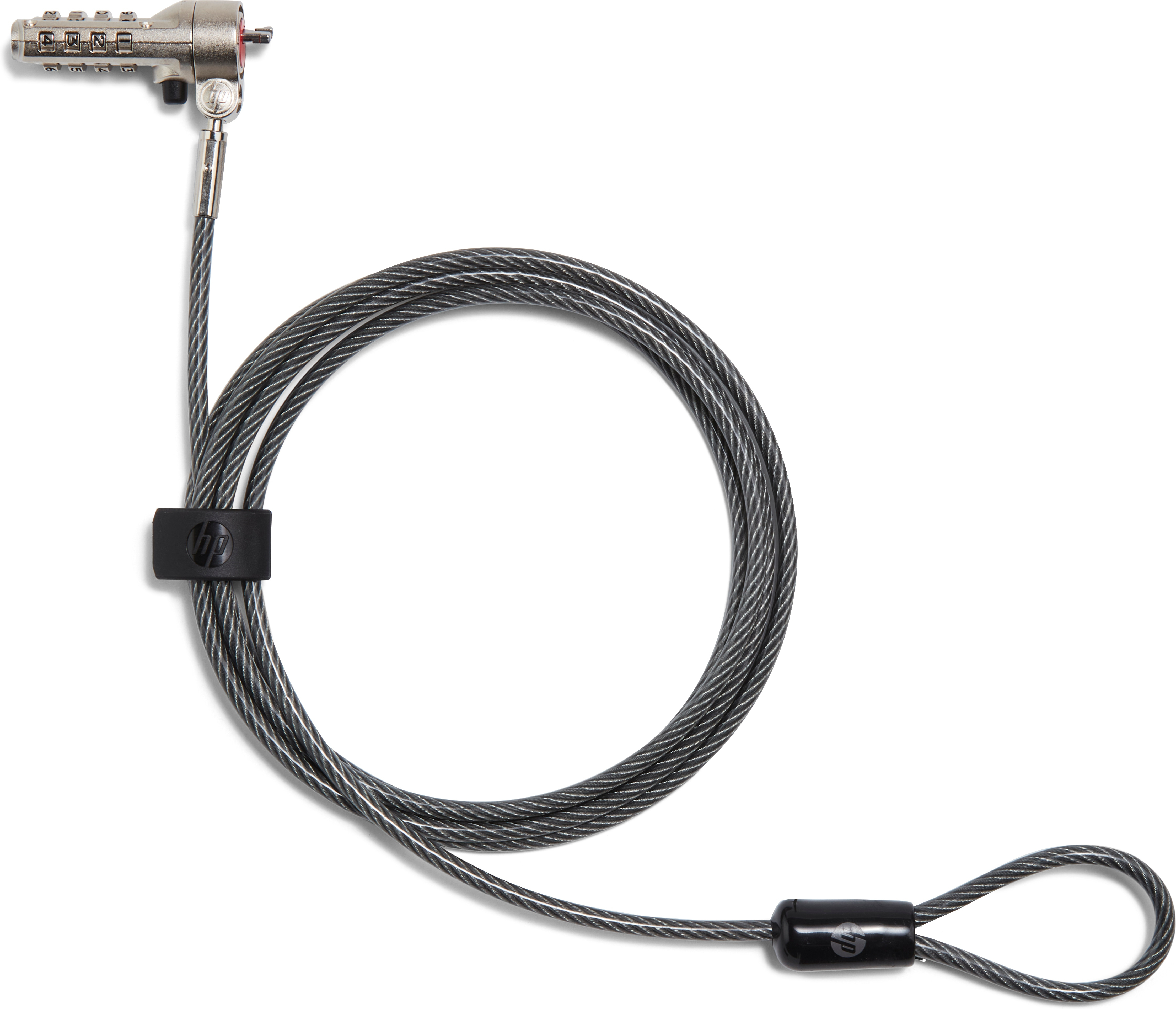 foto del prodotto hp lucchetto a combinazione per cavo nano