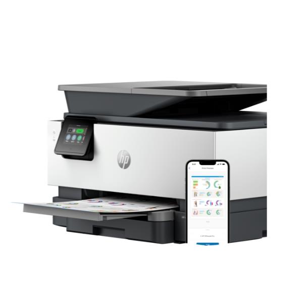 foto del prodotto hp officejet pro 9125e wireless all in one colore stampante, instant ink stampa fronte retro