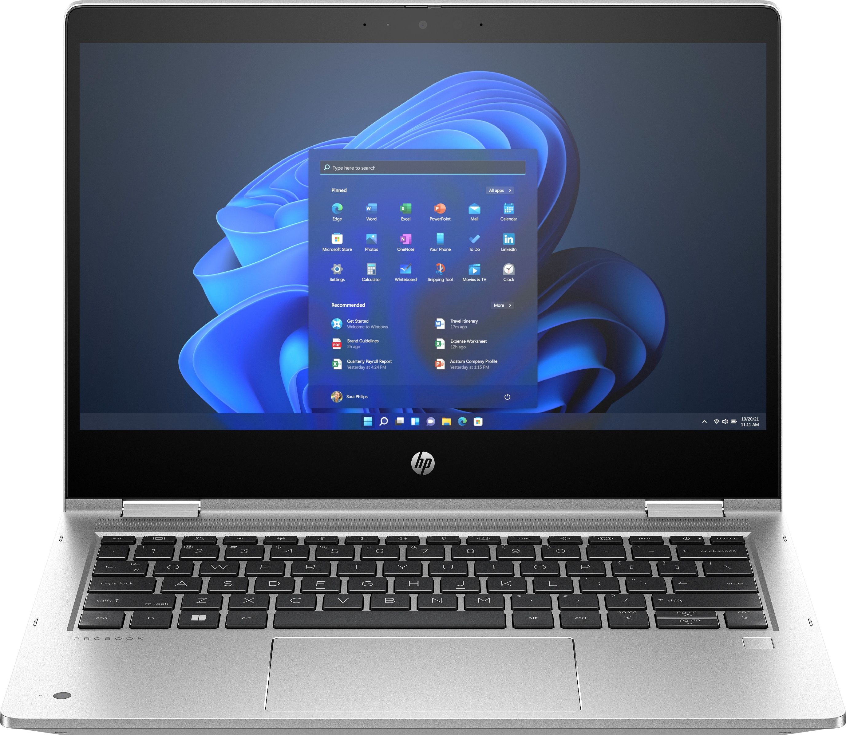foto del prodotto hp pro x360 435 13.3 inch g10 notebook pc amd ryzen 5 7530u ibrido 2 in 1 33,8 cm 13.3 touch screen full hd 16 gb ddr4 sdram 512 gb ssd wi fi 6 802.11ax windows 11 pro argento