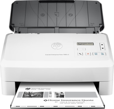 foto del prodotto hp scanjet enterprise flow 7000 s3 scanner a foglio 600 x 600 dpi a4 bianco