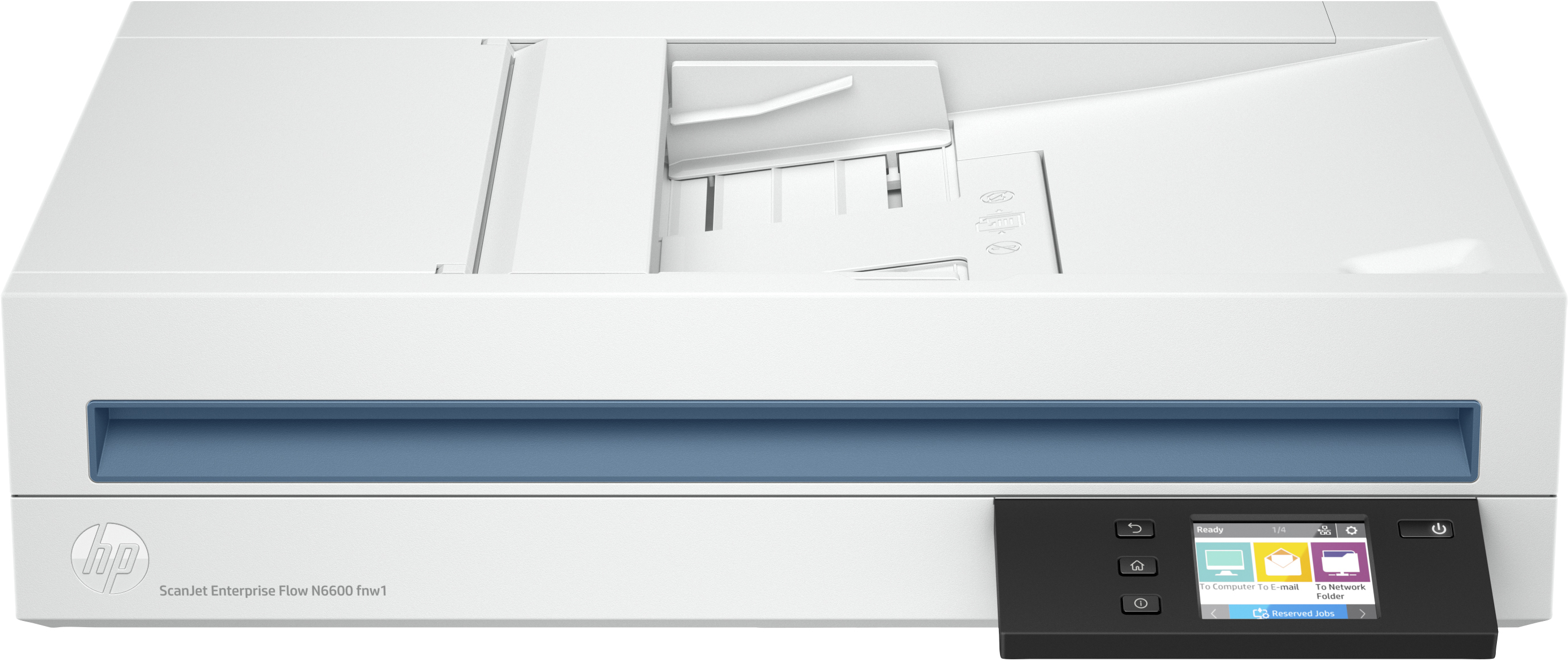 foto del prodotto hp scanjet enterprise flow n6600 fnw1 scanner a piano e adf 1200 x 1200 dpi a4 bianco