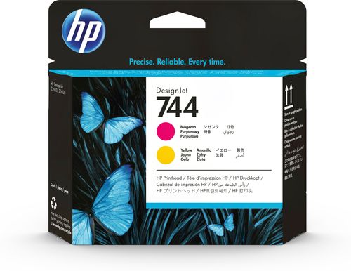 foto del prodotto hp testina di stampa magenta giallo designjet 744