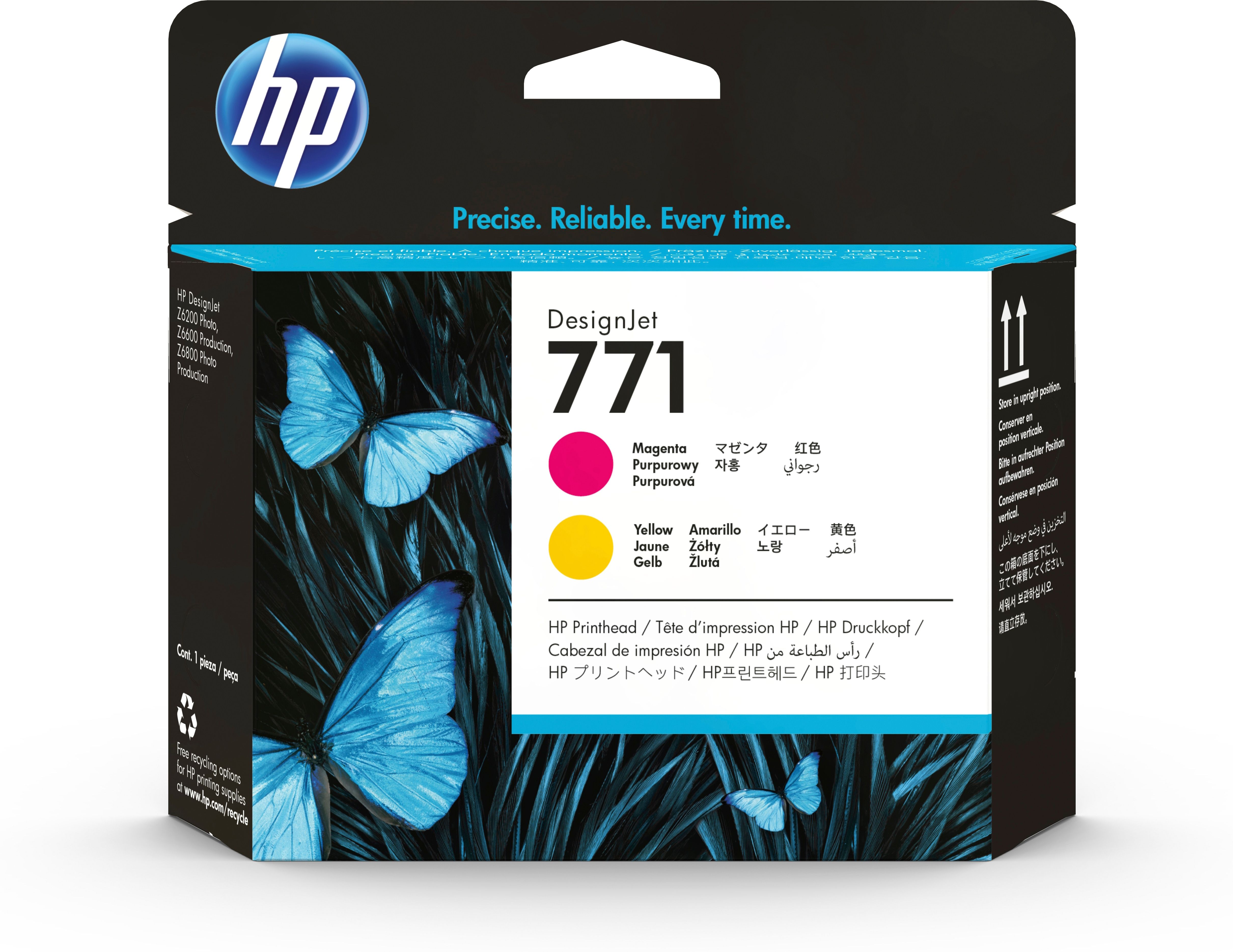 foto del prodotto hp testina di stampa magenta giallo designjet 771