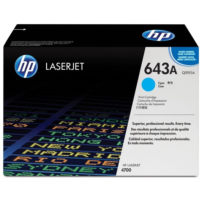 foto del prodotto hp toner ciano 10.000 pagine per colorlaserjet 4700