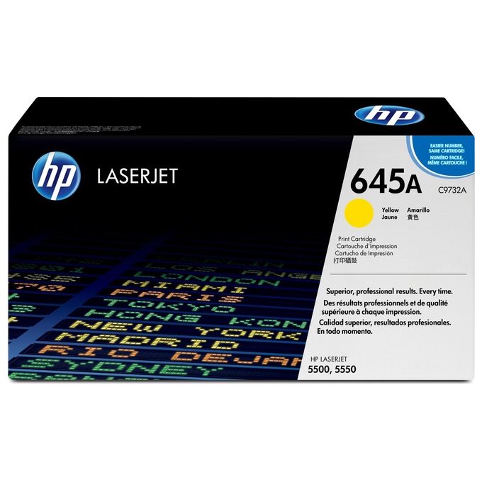 foto del prodotto hp toner giallo laserjet 5500 series 12000 pagine