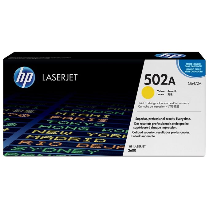foto del prodotto hp toner giallo per colorlaserjet 4000 pagine
