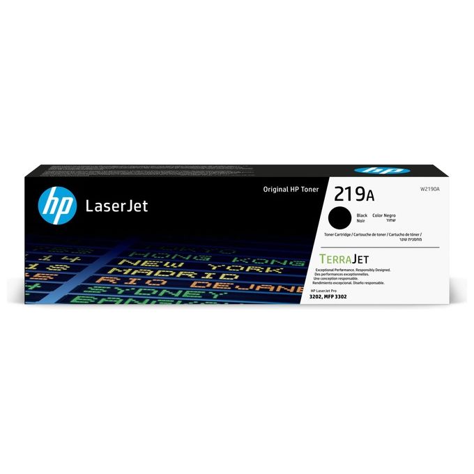 foto del prodotto hp toner originale laserjet 219a nero