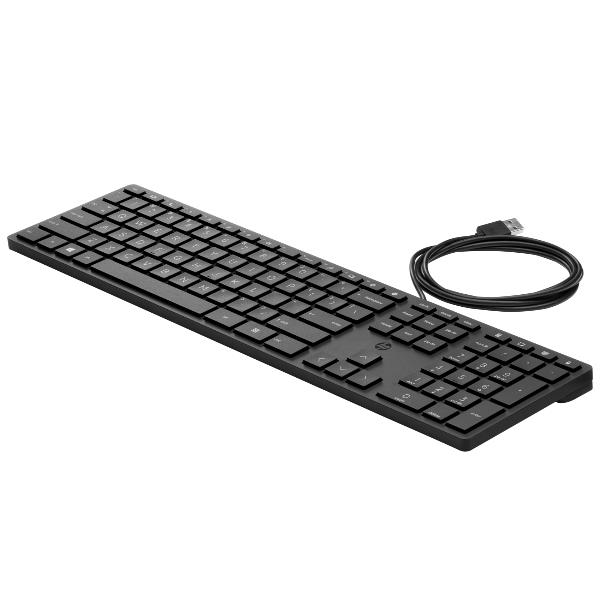 foto del prodotto hp wired 320k keyboard usb inglese
