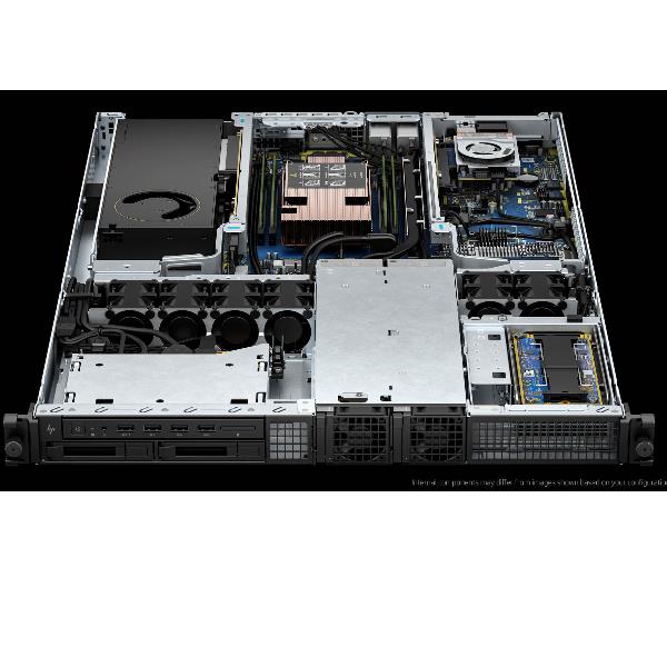 foto del prodotto hp z4 rack g5 intel xeon w w3 2425 32 gb ddr5 sdram 1 tb ssd nvidia quadro t1000 windows 11 pro telaio montato a rack stazione di lavoro nero