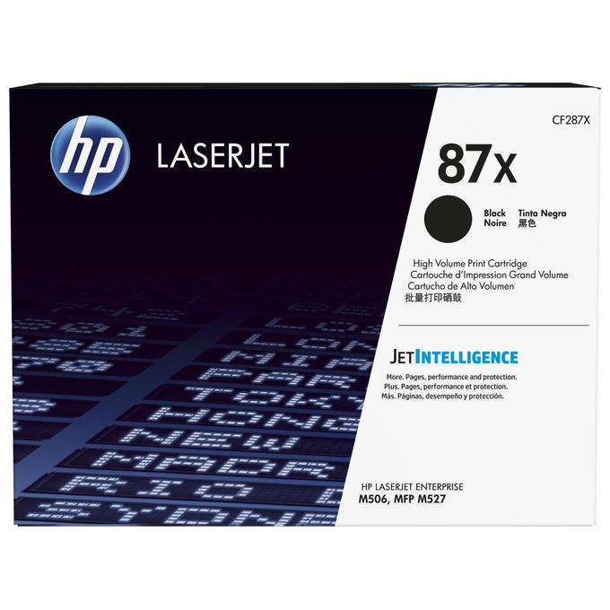 foto del prodotto hp87x high yield black laser toner