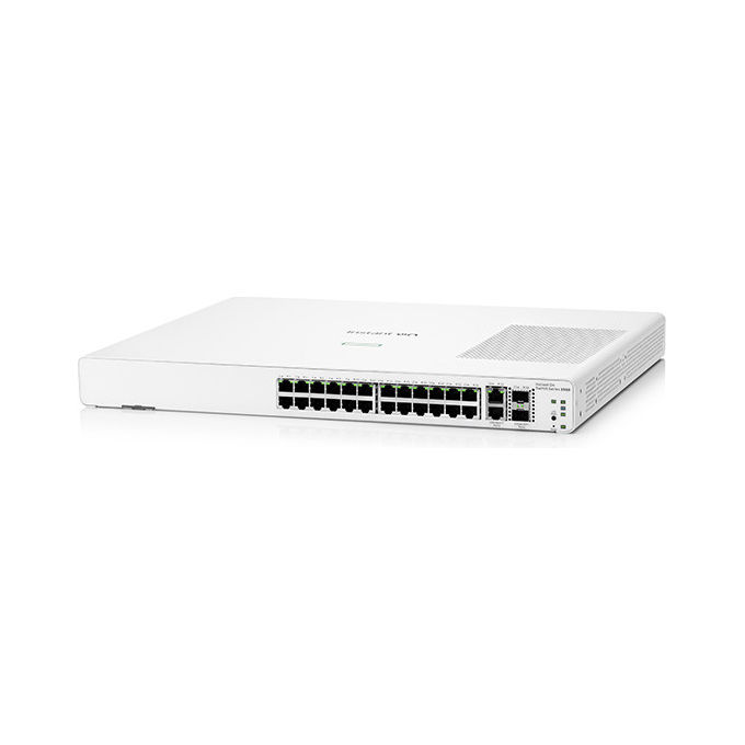 foto del prodotto hpe aruba instant on 1960 switch di rete 24g 2xgt 2sfp gestito l2 gigabit