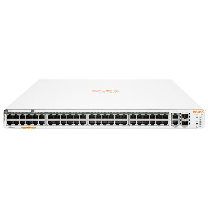 foto del prodotto hpe aruba instant on 1960 switch di rete gestito 48g poe 600w 2 sfp l2