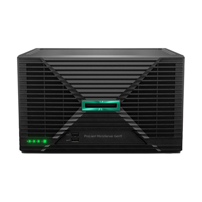 foto del prodotto hpe proliant microserver gen11 p75207-425 server intel xeon e-2400 32gb ram 8tb