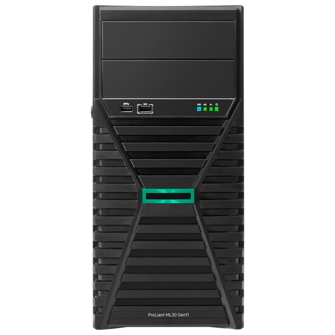 foto del prodotto hpe proliant ml30 gen11 server tower intel xeon e 2434 32gb ram 960gb ssd