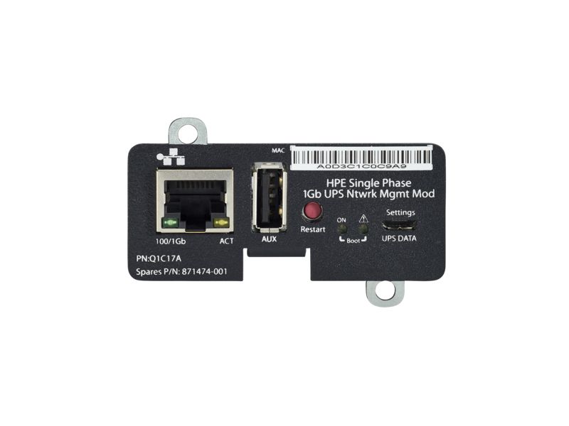 foto del prodotto hpe single phase 1gb ups with network