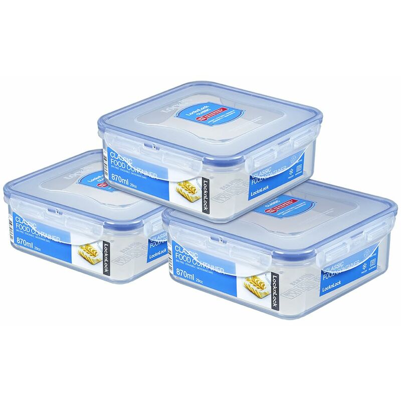 foto del prodotto hpl823o3 contenitore per conservare alimenti freschi, 3 pezzi x 870 ml lock lock