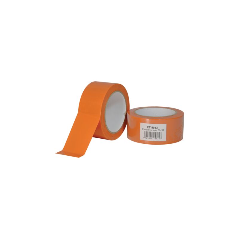 foto del prodotto hpx scatola di 36 rotoli di nastro adesivo in pvc arancione 50 mm x 33 m et5033