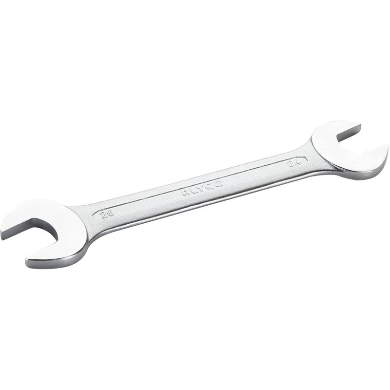 foto del prodotto hr 170027 llave fija hr din 3110 acero cr v cromado brillante 27x29 mm