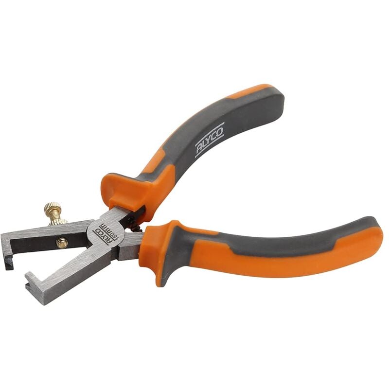 foto del prodotto hr 170595 alicates pelacables hr acero cr v 160 mm con mango bimaterial