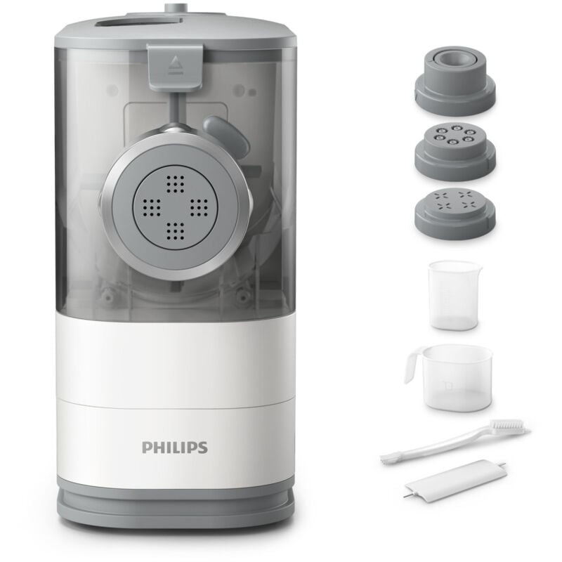 foto del prodotto hr2345 19 macchina per pasta fresca elettrica compatta 4 dischi bianco 150w philips