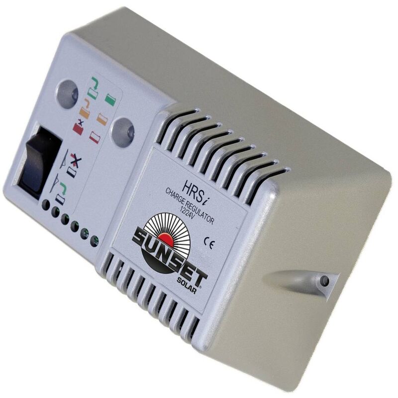 foto del prodotto hrsi charge regulator regolatore di carica pwm 12 v, 24 v 10 a sunset