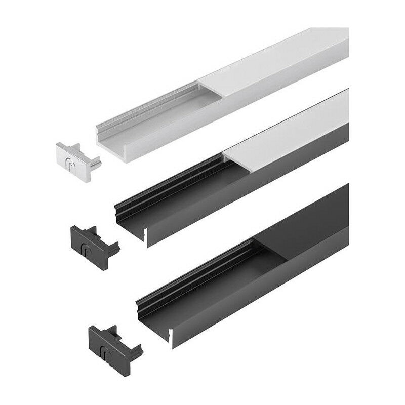foto del prodotto hs rowe profilo channelline d profile opall3m alu cover profilo