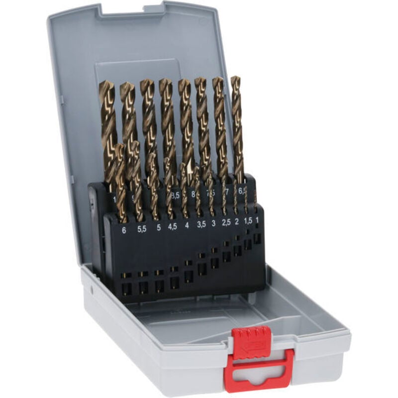 foto del prodotto hss al cobalto probox set punte metallo 19 pz. bosch