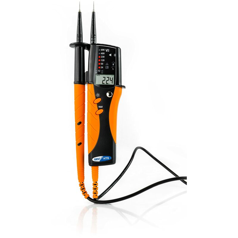 foto del prodotto ht instruments ht8 cercafase digitale, cat.iv, 600 v