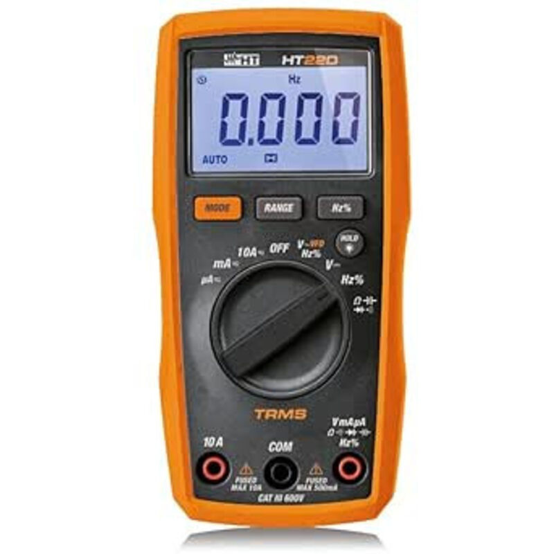 foto del prodotto ht instruments multimetro digitale catiii 600v ht22d ht italia cod. hr00022d 