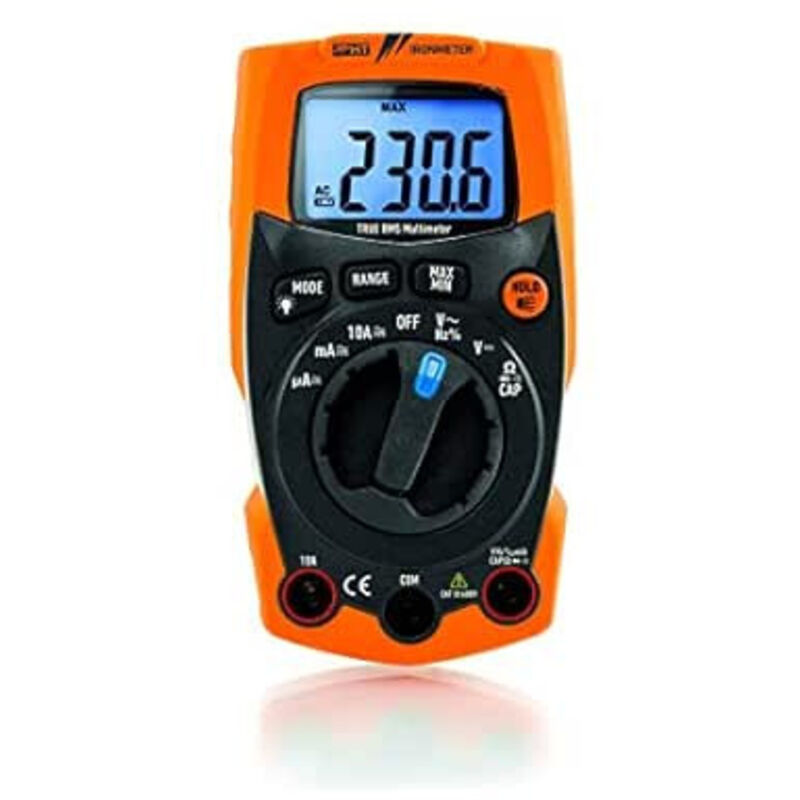 foto del prodotto ht instruments multimetro trms indistruttibile con torcia led ac dc 10a 600v ironmeter ht hr000005