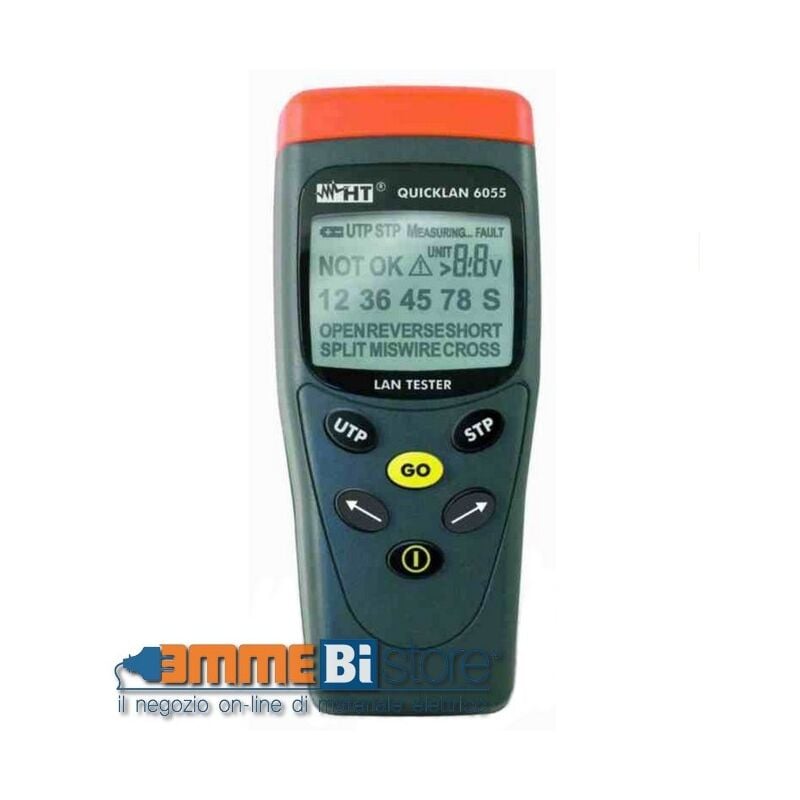 foto del prodotto ht instruments quicklan 6055 adatto per utp, stp, ftp cat 3, 5, 5e, 6, 7