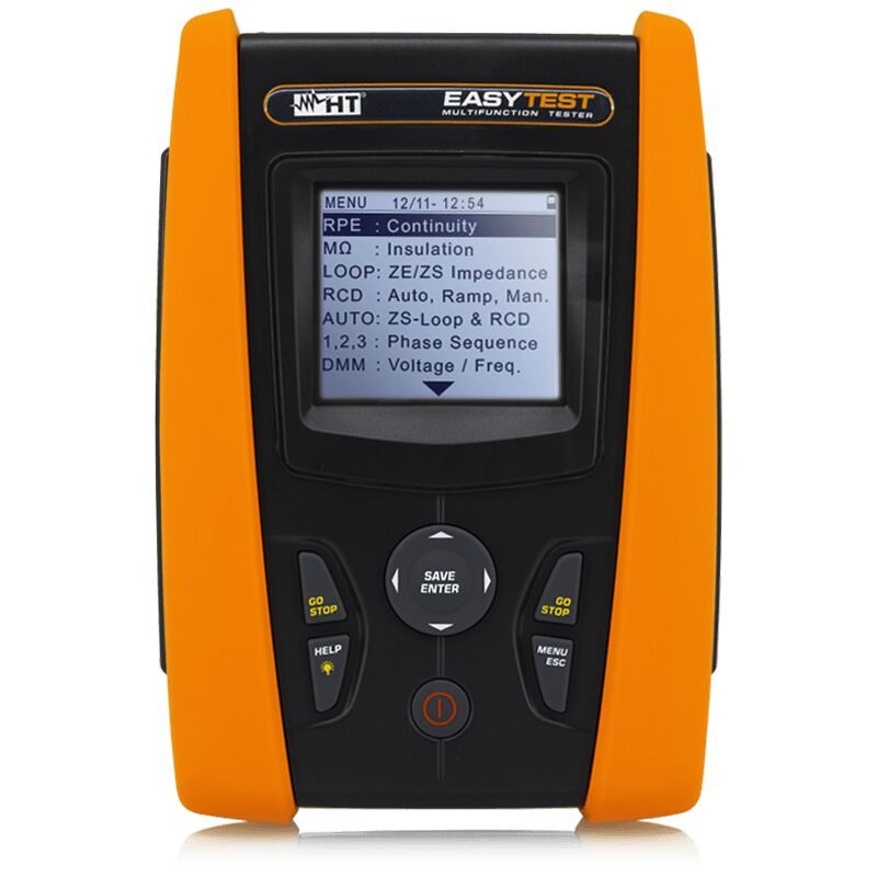 foto del prodotto ht instruments strumento multifunzione di verifica sicurezza elettrica easytest hv000100