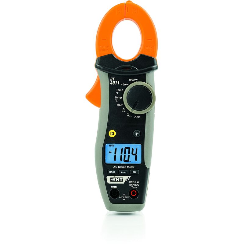 foto del prodotto ht4011 pinza elettrica digitale cat iii, 600 v, display conte 4000 ht instruments