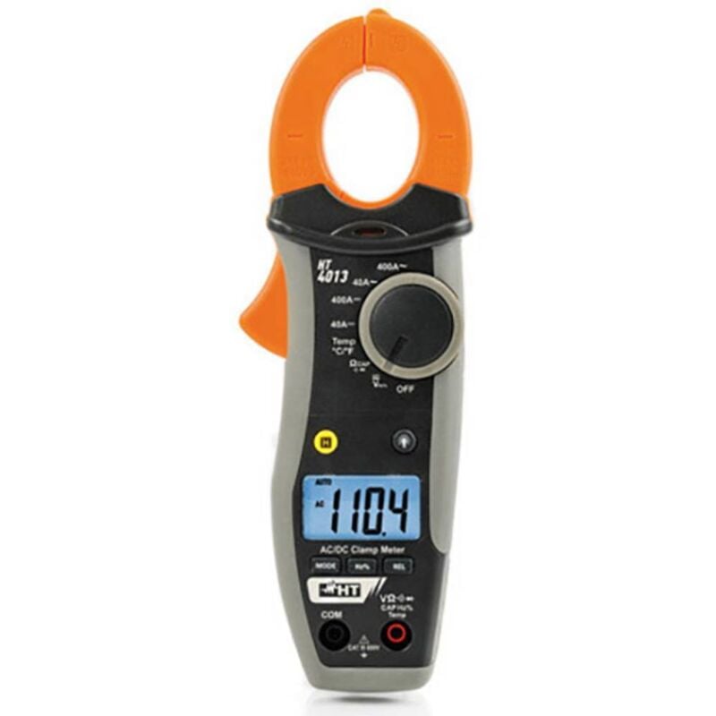 foto del prodotto ht4013 pinza amperometrica digitale cat iii 600 v display counts 4000 ht instruments