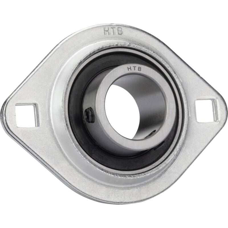 foto del prodotto htb sbpfl 204 cuscinetto flangiato lamiera d acciaio foro 20 mm distanza tra i fori 71.5 mm