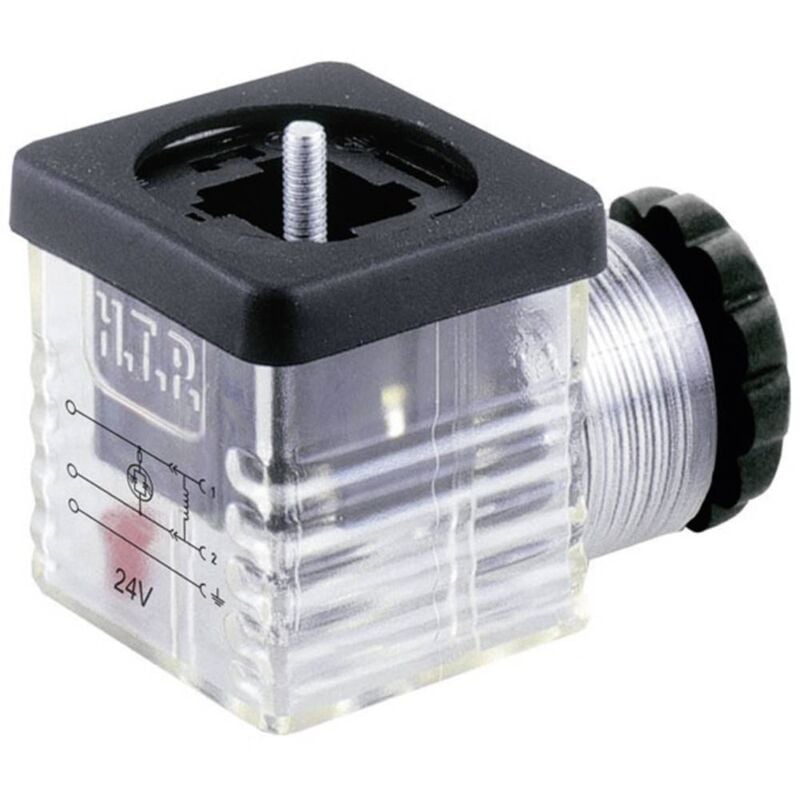 foto del prodotto htp presa valvola con display di funzione forma a trasparente poli 2 pe g1tu2l01 contenuto 1 pz.